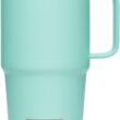 YETI Rambler 20 oz Travel Mug, Stainless Steel, Vacuum Insulated with Stronghold Lid, Seafoam