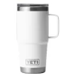 YETI Rambler 20 oz Travel Mug, Stainless Steel, Vacuum Insulated with Stronghold Lid, White