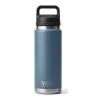 YETI Rambler 26 oz Bottle, Vacuum Insulated, Stainless Steel with Chug Cap, Nordic Blue