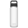 YETI Rambler 26 oz Bottle, Vacuum Insulated, Stainless Steel with Chug Cap, White