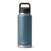 YETI Rambler 36 oz Bottle, Vacuum Insulated, Stainless Steel with Chug Cap, Nordic Blue