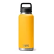 YETI Rambler 46 oz Bottle, Vacuum Insulated, Stainless Steel with Chug Cap, Alpine Yellow