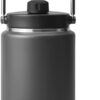 YETI Rambler Half Gallon Jug, Vacuum Insulated, Stainless Steel with MagCap, Charcoal
