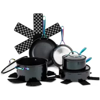 Thyme & Table, 12-Piece Cookware Set, Rainbow