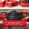 T-fal Ingenio Expertise Nonstick Removable Handle Cookware Set. Fry, Sauce Pan, Pots, 13 piece, Black