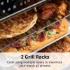 ARIA ATO-898 All-in-1 Premium 30 Qt. Stainless Steel Touchscreen Air Fryer Toaster Oven with Recipe Book ARIA ATO-898 All-in-1 Premium 30 Qt. Stainless Steel Touchscreen Air Fryer Toaster Oven with Recipe Book