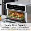ARIA ATO-898 All-in-1 Premium 30 Qt. Stainless Steel Touchscreen Air Fryer Toaster Oven with Recipe Book ARIA ATO-898 All-in-1 Premium 30 Qt. Stainless Steel Touchscreen Air Fryer Toaster Oven with Recipe Book