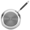 Anolon 31532 Advanced Triply Stainless Steel Frying Pan Set / Fry Pan Set / Skillet Set - 10.25 Inch and 12.75 Inch , Silver