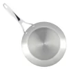 Anolon 77702 Nouvelle Copper Frying / Fry Pan / Skillet Set, 9.5 Inch Stainless Steel and 10.25 Inch Hard Anodized Nonstick