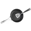 Anolon 77702 Nouvelle Copper Frying / Fry Pan / Skillet Set, 9.5 Inch Stainless Steel and 10.25 Inch Hard Anodized Nonstick
