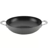 Anolon 81389 Allure Hard Anodized Nonstick Wok/Stir Fry Pan, 12 Inch, Dark Gray