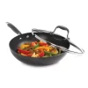 Anolon 82031 Advanced Hard Anodized Nonstick Frying Pan/ Fry Pan/ Saute Pan/ All Purpose Pan with Lid - 12 Inch, Gray