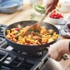 Anolon 82031 Advanced Hard Anodized Nonstick Frying Pan/ Fry Pan/ Saute Pan/ All Purpose Pan with Lid - 12 Inch, Gray