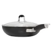 Anolon 82031 Advanced Hard Anodized Nonstick Frying Pan/ Fry Pan/ Saute Pan/ All Purpose Pan with Lid - 12 Inch, Gray