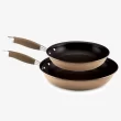 Anolon 82247 Advanced Hard Anodized Nonstick Frying Pan Set / Fry Pan Set / Hard Anodized Skillet Set - 10 Inch and 12 Inch, Brown Bronze