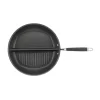 Anolon 83655 Advanced Hard Anodized Nonstick Divided Grill / Griddle Pan / Skillet - 12.5 Inch, Gray Anolon 83655 Advanced Hard Anodized Nonstick Divided Grill / Griddle Pan / Skillet - 12.5 Inch, Gray