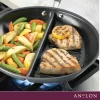 Anolon 83655 Advanced Hard Anodized Nonstick Divided Grill / Griddle Pan / Skillet - 12.5 Inch, Gray Anolon 83655 Advanced Hard Anodized Nonstick Divided Grill / Griddle Pan / Skillet - 12.5 Inch, Gray
