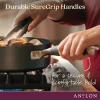 Anolon 83655 Advanced Hard Anodized Nonstick Divided Grill / Griddle Pan / Skillet - 12.5 Inch, Gray Anolon 83655 Advanced Hard Anodized Nonstick Divided Grill / Griddle Pan / Skillet - 12.5 Inch, Gray