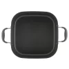 Anolon 83863 Advanced Hard Anodized Nonstick Casserole Dish/Casserole Pan with Lid - 7 Quart, Graphite Gray