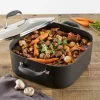 Anolon 83863 Advanced Hard Anodized Nonstick Casserole Dish/Casserole Pan with Lid - 7 Quart, Graphite Gray