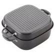 Anolon 83865 Advanced Hard Anodized Nonstick Grill Pan / Griddle and Roaster - 11 Inch, Gray