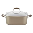 Anolon 83867 Advanced Hard Anodized Nonstick Casserole Dish/Casserole Pan with Lid - 7 Quart, Bronze Brown