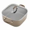 Anolon 83867 Advanced Hard Anodized Nonstick Casserole Dish/Casserole Pan with Lid - 7 Quart, Bronze Brown Anolon 83867 Advanced Hard Anodized Nonstick Casserole Dish/Casserole Pan with Lid - 7 Quart, Bronze Brown