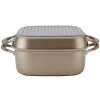 Anolon 83869 Advanced Hard Anodized Nonstick Grill Pan / Griddle and Roaster - 11 Inch, Brown