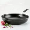 Anolon 87538 Smart Stack Hard Anodized Nonstick Frying Pan / Fry Pan / Hard Anodized Skillet - 12 Inch, Black