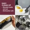 Anolon 87538 Smart Stack Hard Anodized Nonstick Frying Pan / Fry Pan / Hard Anodized Skillet - 12 Inch, Black