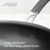 Anolon 87539 Smart Stack Hard Anodized Nonstick Frying Pan Set / Fry Pan Set / Hard Anodized Skillet Set - 10 Inch and 12 Inch, Black