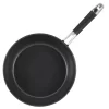 Anolon 87540 Smart Stack Hard Anodized Nonstick Frying Pan Set / Fry Pan Set / Hard Anodized Skillet Set - 8.5 Inch and 10 Inch, Black