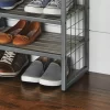 Better Homes & Gardens Farmhouse 3 Tiers,12-Compartment Garment Shoe Rack wood, Gray Better Homes & Gardens Farmhouse 3 Tiers,12-Compartment Garment Shoe Rack wood, Gray