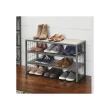 Better Homes & Gardens Farmhouse 3 Tiers,12-Compartment Garment Shoe Rack wood, Gray