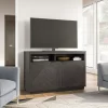 Better Homes & Gardens Herringbone TV Stand For TVs up to 55 inch, Gray