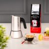 Bialetti - New Venus Induction, Stovetop Coffee Maker, Suitable for all Types of Hobs, Stainless Steel, 10 Cups (15.5 Oz), Aluminum, Silver