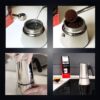 Bialetti Venus 4-Cup Stainless Steel Induction-Capable Stovetop Espresso Maker, Silver