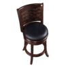 Boraam Sumatra 24 Swivel Counter Stool, Black