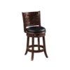 Boraam Sumatra 24 Swivel Counter Stool, Black