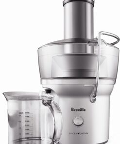 Breville Juice Fountain Compact Juicer, Silver, BJE200XL