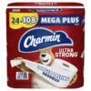 Charmin Ultra Strong Toilet Paper 24 Mega Plus, Bath Tissue, 330 Sheets Per Roll Charmin Ultra Strong Toilet Paper 24 Mega Plus, Bath Tissue, 330 Sheets Per Roll