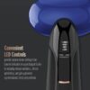 Conair 2-in-1 Steamer and Iron for Clothes, Turbo ExtremeSteam Handheld Fabric Steamer, Black/Blue