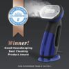 Conair 2-in-1 Steamer and Iron for Clothes, Turbo ExtremeSteam Handheld Fabric Steamer, Black/Blue