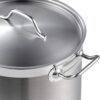 Cooks Standard 2616 Standard Professional Grade Lid 30 Quart Stainless Steel Stockpot, Silver