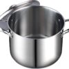 Cooks Standard 8-Quart Classic Stainless Steel Stockpot with Lid, 8-QT, Silver