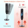 Costway 1500W Portable Oscillating Ceramic Pedestal Heater w/ Timer Remote Control Room