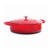 Crock Pot 112000.02 Artisan Enameled Cast Iron Braiser W Lid, 5 Quart, Scarlet Red