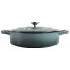 Crock Pot 112001.02 Artisan Enameled Cast Iron Braiser W Lid, 5 Quart, Slate Gray