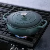 Crock Pot 112001.02 Artisan Enameled Cast Iron Braiser W Lid, 5 Quart, Slate Gray