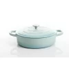 Crock Pot 125298.02R Artisan Enameled Cast Iron Braiser W/Lid, 5 Quart, Aqua